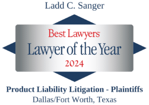 Logo - Ladd C. Sanger - Best Lawyers - Lawyer of the Year 2024 for Product Liability Litigation - Plaintiffs (Dallas/FortWorth, TX)