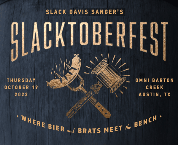 Slacktoberfest logo cut gold and black