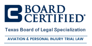 TX Board of Legal Specialization - Aviation Law & Personal Injury Trial Law