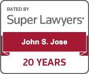 Super Lawyers | 20 years | John Jose