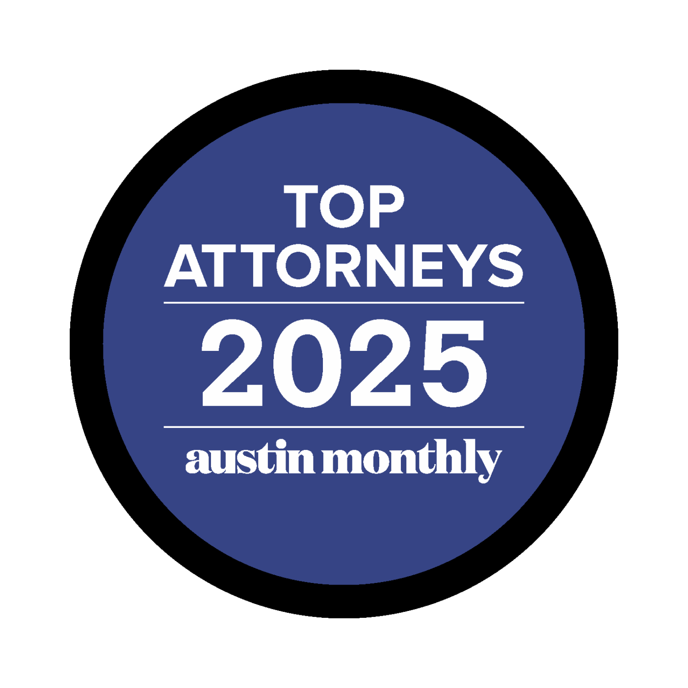 Top Attorneys 2025 badge